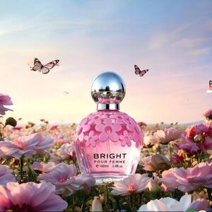 New! Hannas Secret Bright Pour Femme Pink Perfume 100ml